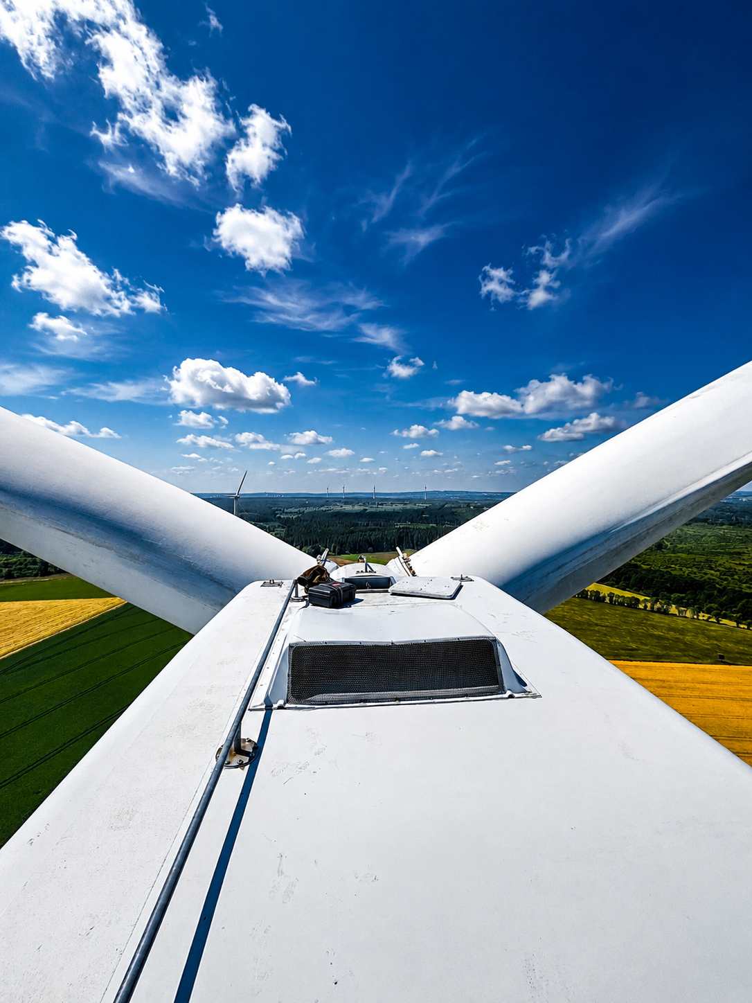 Windkraftanlage – Rotorwartung