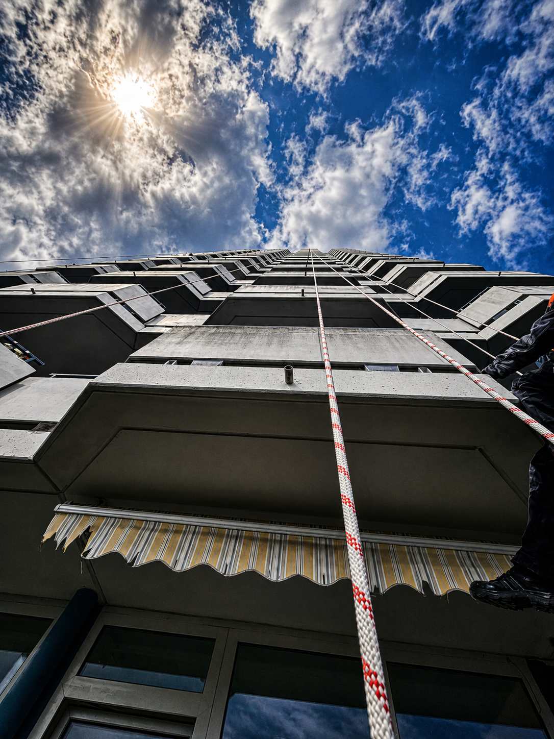 Hochhaus – Höhenarbeit